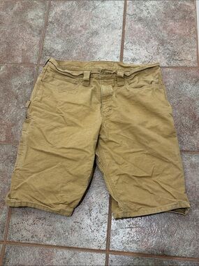 Men's Cargo Shorts in Khaki Tan with Utility Pockets